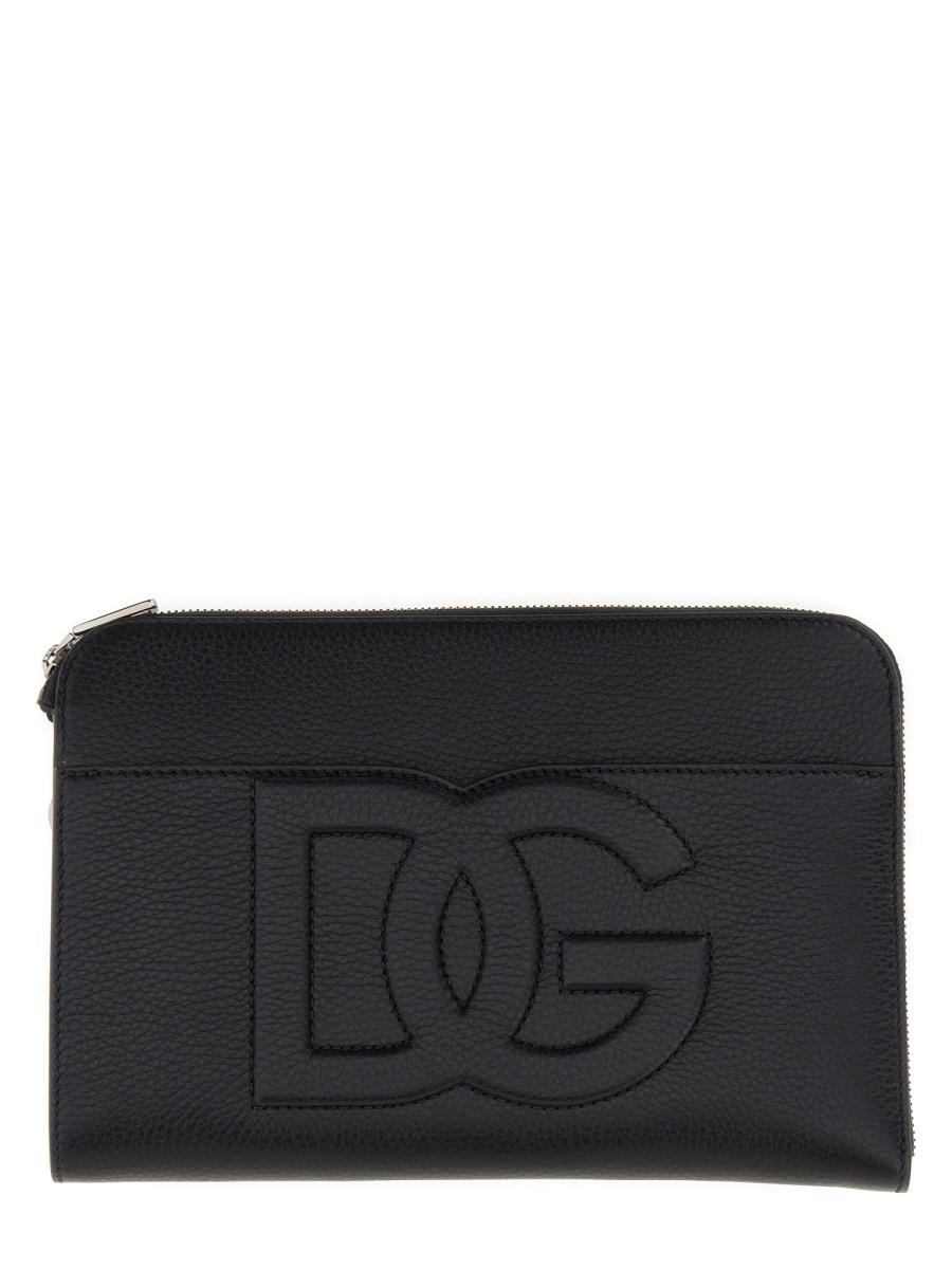 DOLCE & GABBANA POUCH MEDIUM IN PELLE Sconto