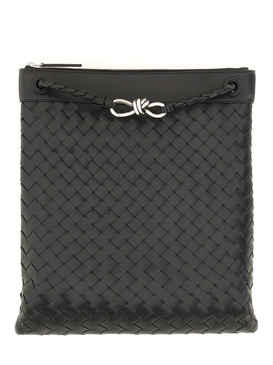 BOTTEGA VENETA BORSA MESSENGER "ANDIAMO" PIATTA Economico