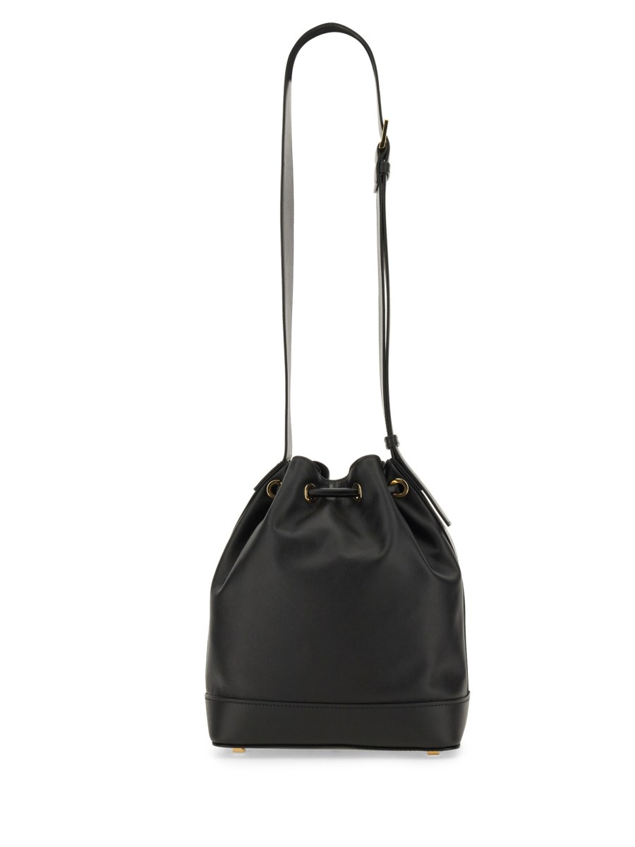 N°21 BORSA A SECCHIELLO IN PELLE Saldi Di Fabbrica