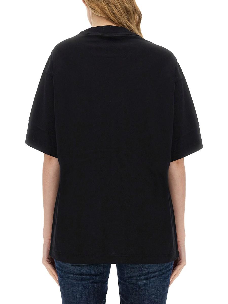 PALM ANGELS T-SHIRT FIT MORBIDO PALM SCI CLUB Negozio