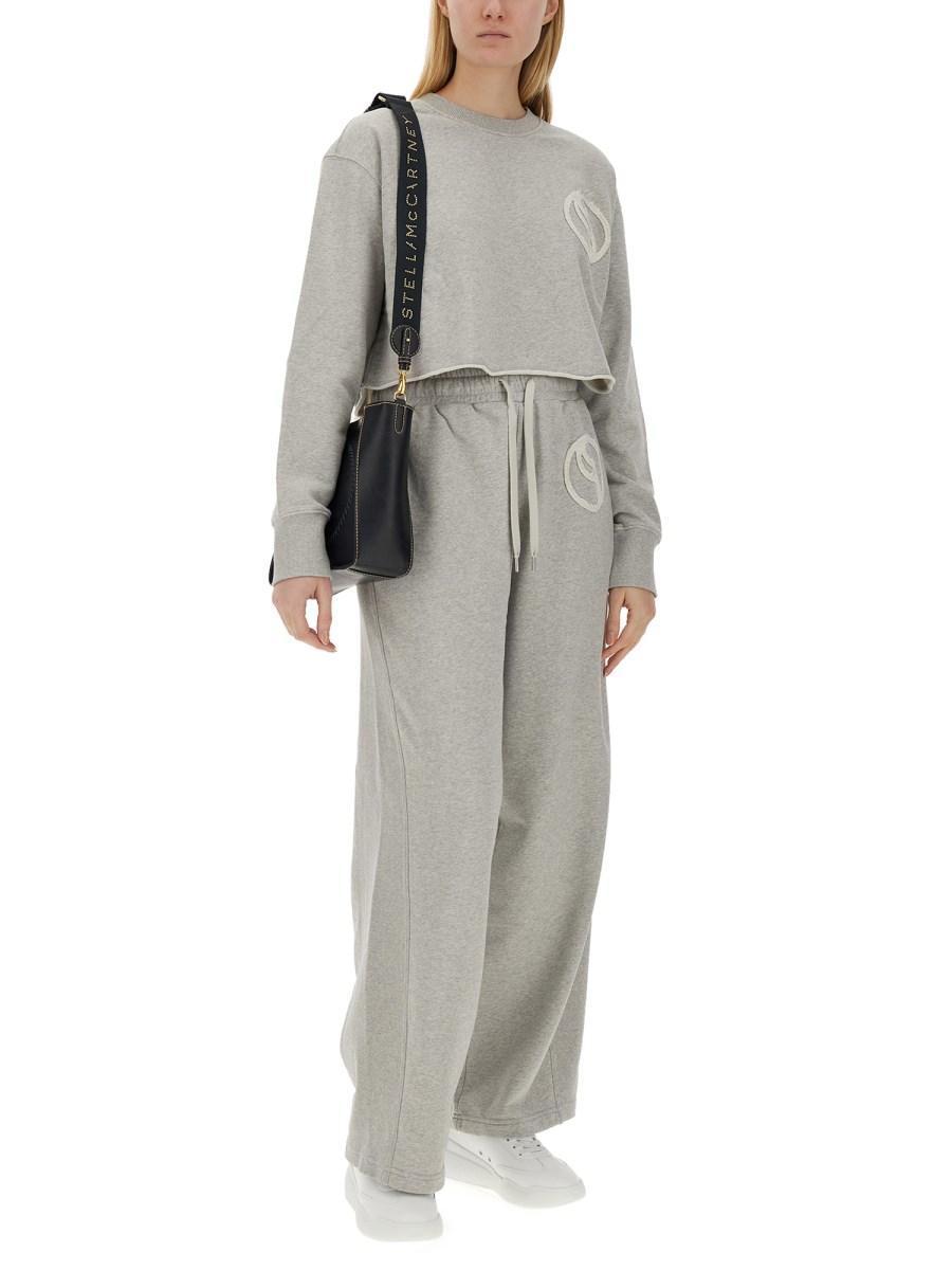 STELLA McCARTNEY FELPA IN COTONE CON LOGO In Saldo
