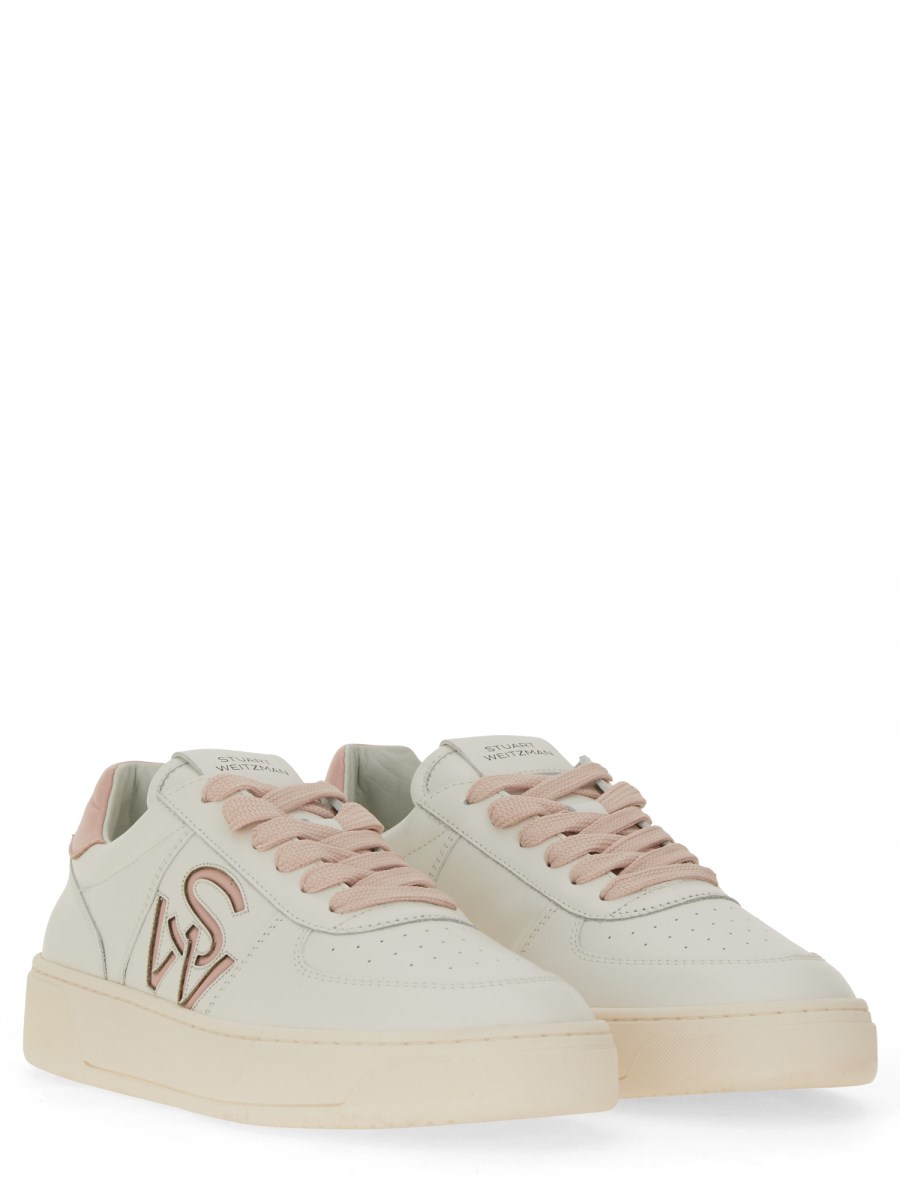 STUART WEITZMAN SNEAKER CON LOGO Nuova