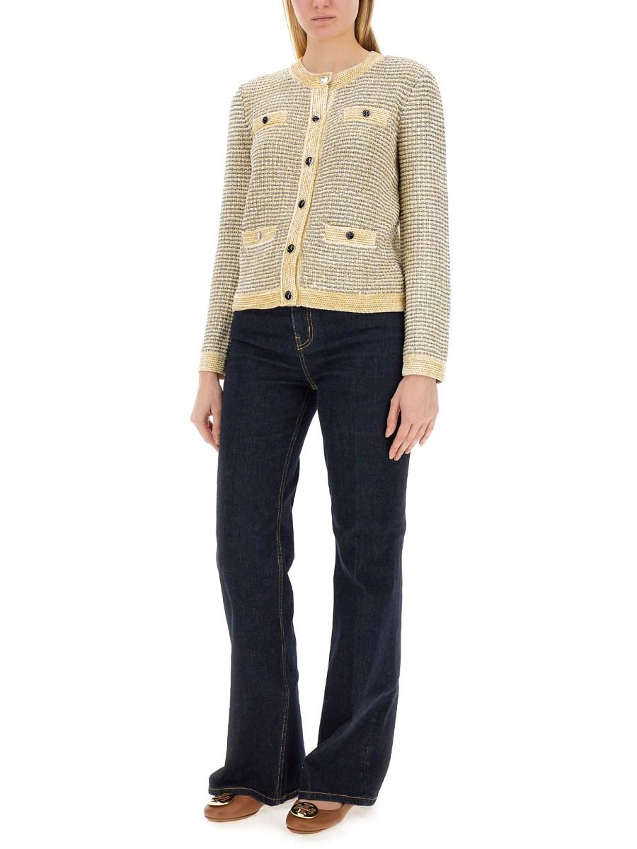 TORY BURCH CARDIGAN KENDRA IN VISCOSA 2025