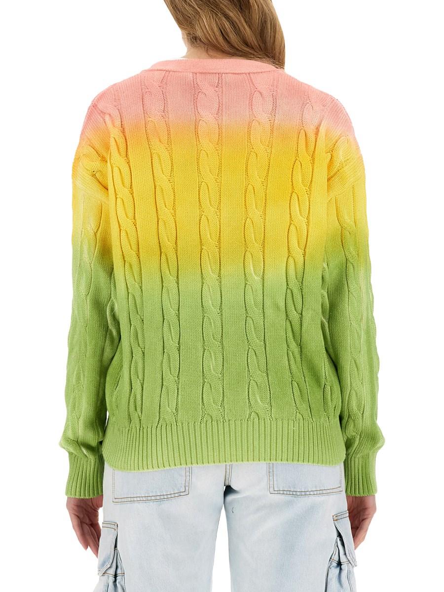 MSGM CARDIGAN DEGRADE Nuovo