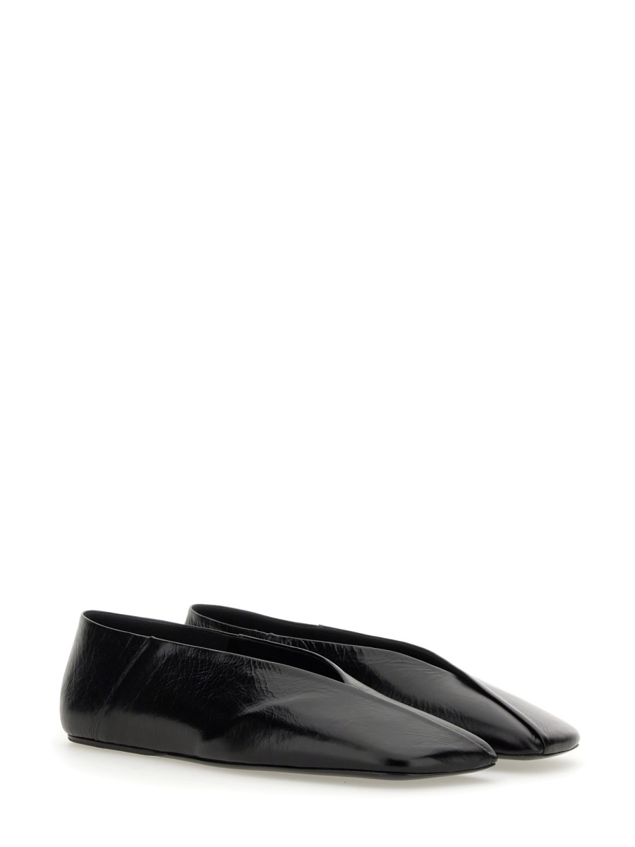JIL SANDER SLIPPER IN PELLE Offerte stagionali