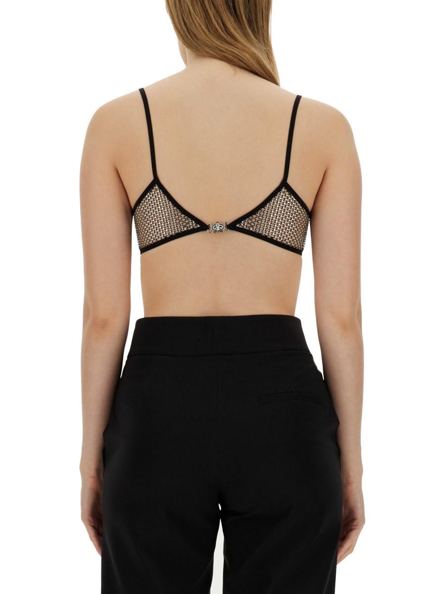 GENNY TOP IN RETE CON STRASS Black Friday Prezzi