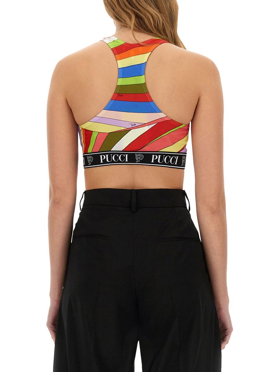 PUCCI TOP IN LYCRA CON STAMPA 50% di sconto per tempo limitato