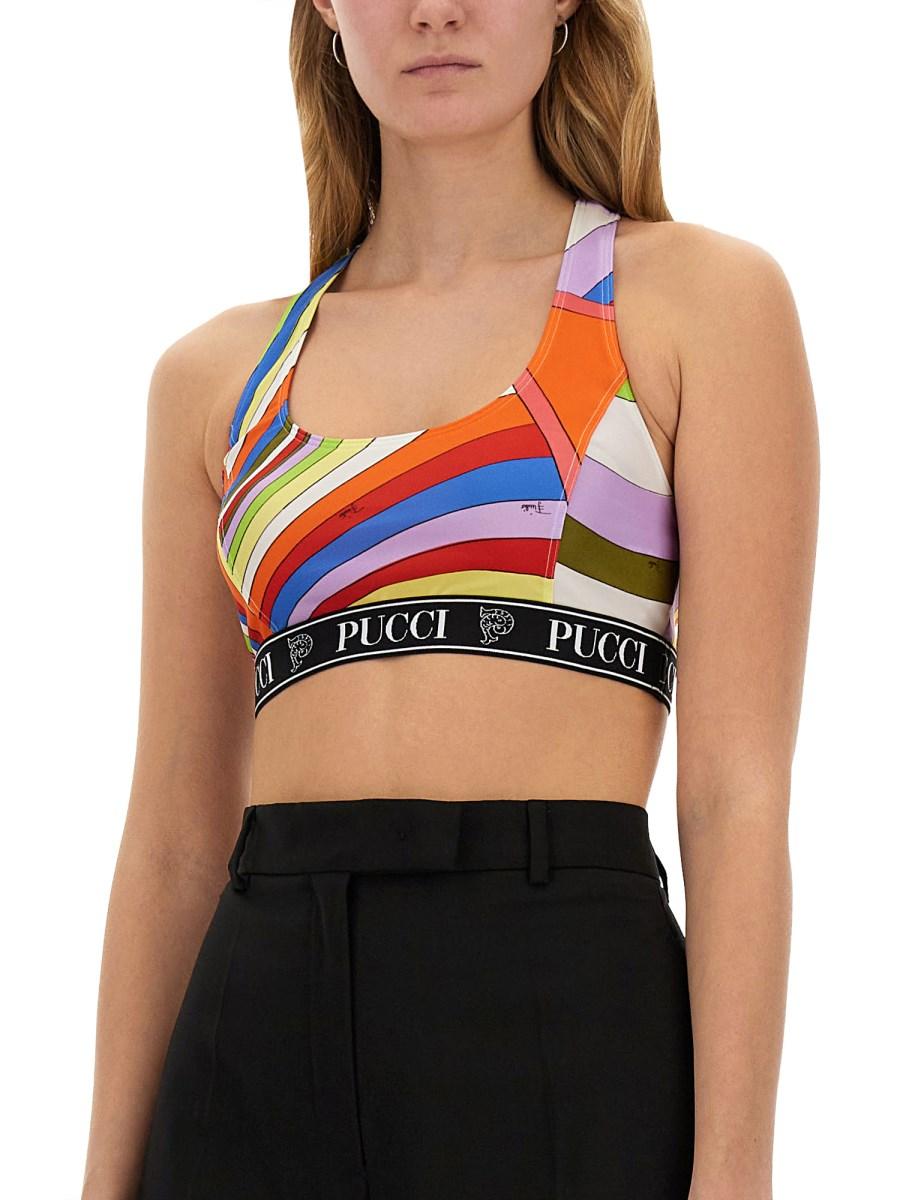 PUCCI TOP IN LYCRA CON STAMPA 50% di sconto per tempo limitato