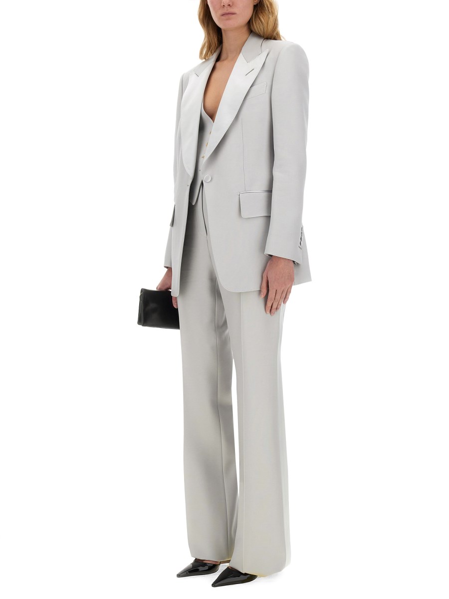 TOM FORD GIACCA TUXEDO MONOPETTO "BIANCA" Qualità