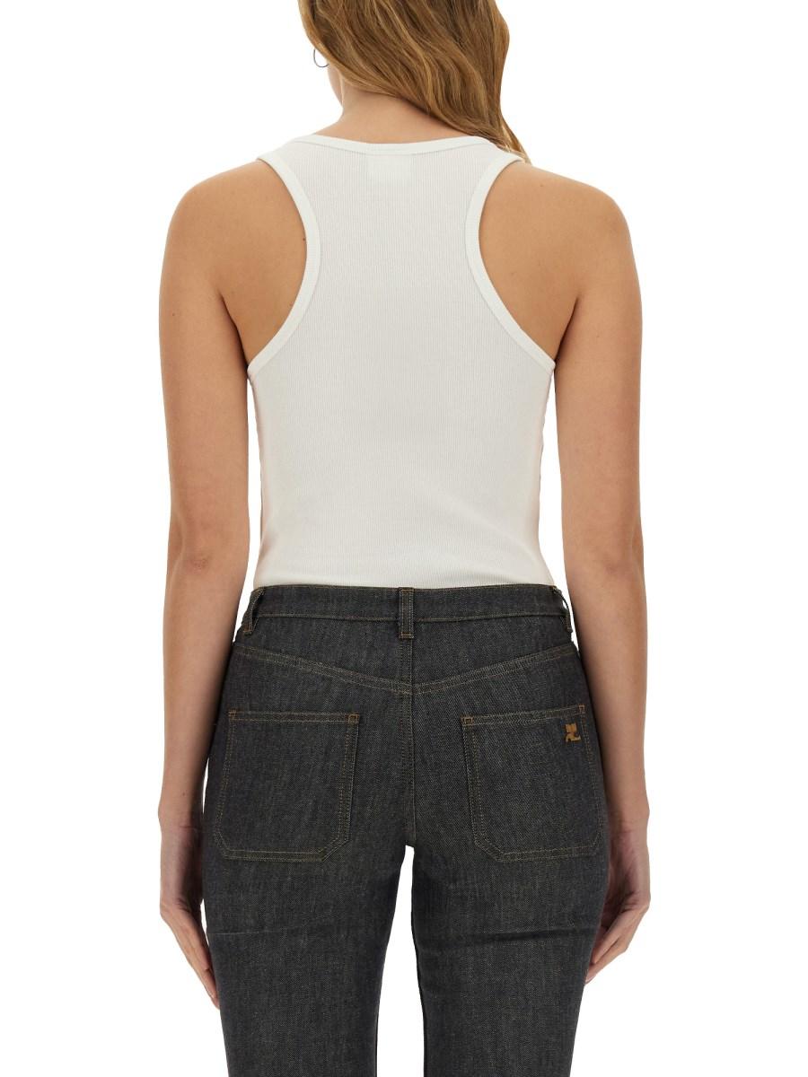 COURREGES TANK TOP RIB 90'S Negozi Online