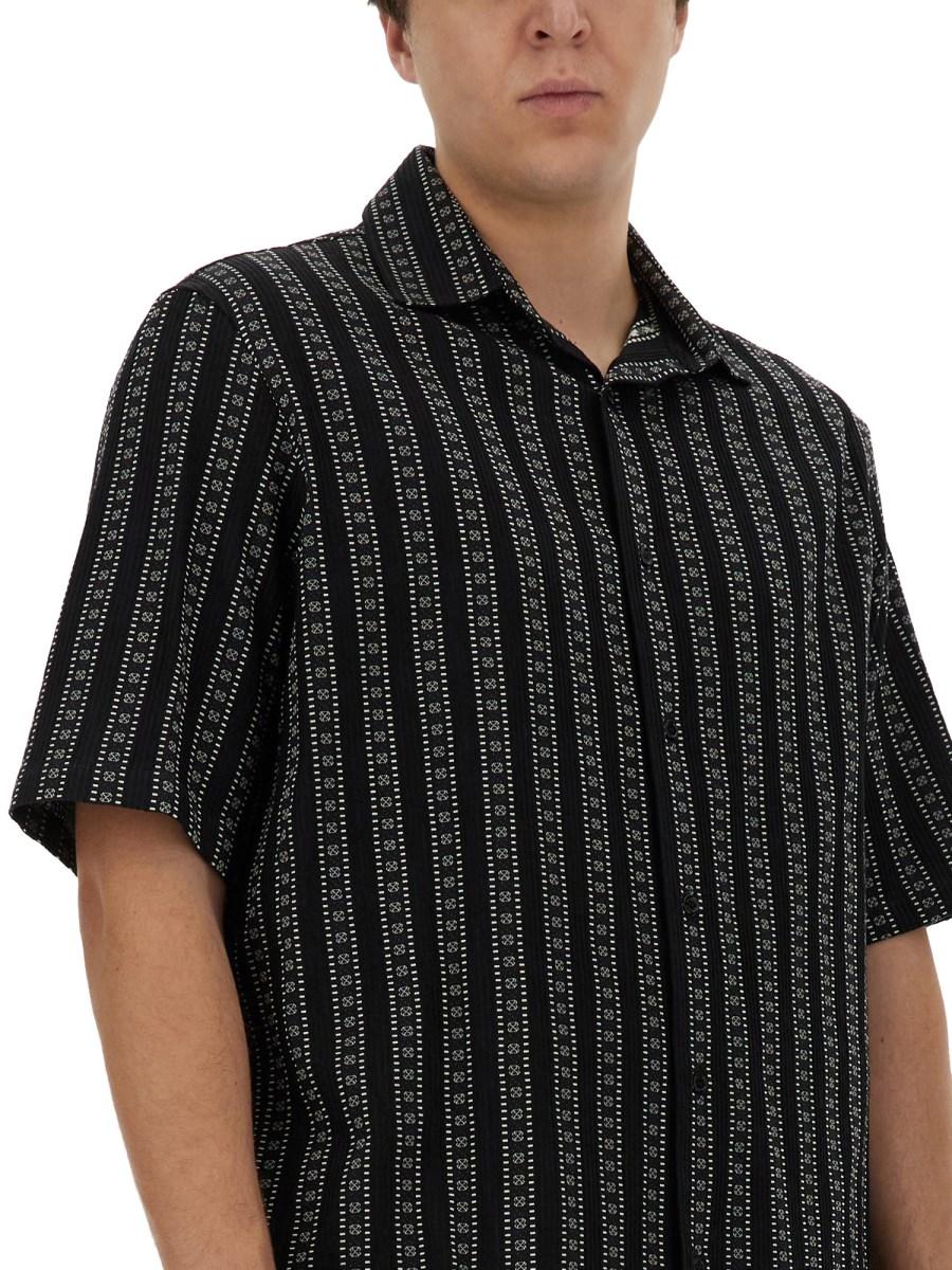 OFF-WHITE CAMICIA DA BOWLING CON MOTIVO ARROW STRIPES Negozio
