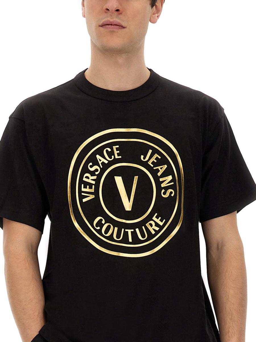 VERSACE JEANS COUTURE T-SHIRT CON LOGO Moda