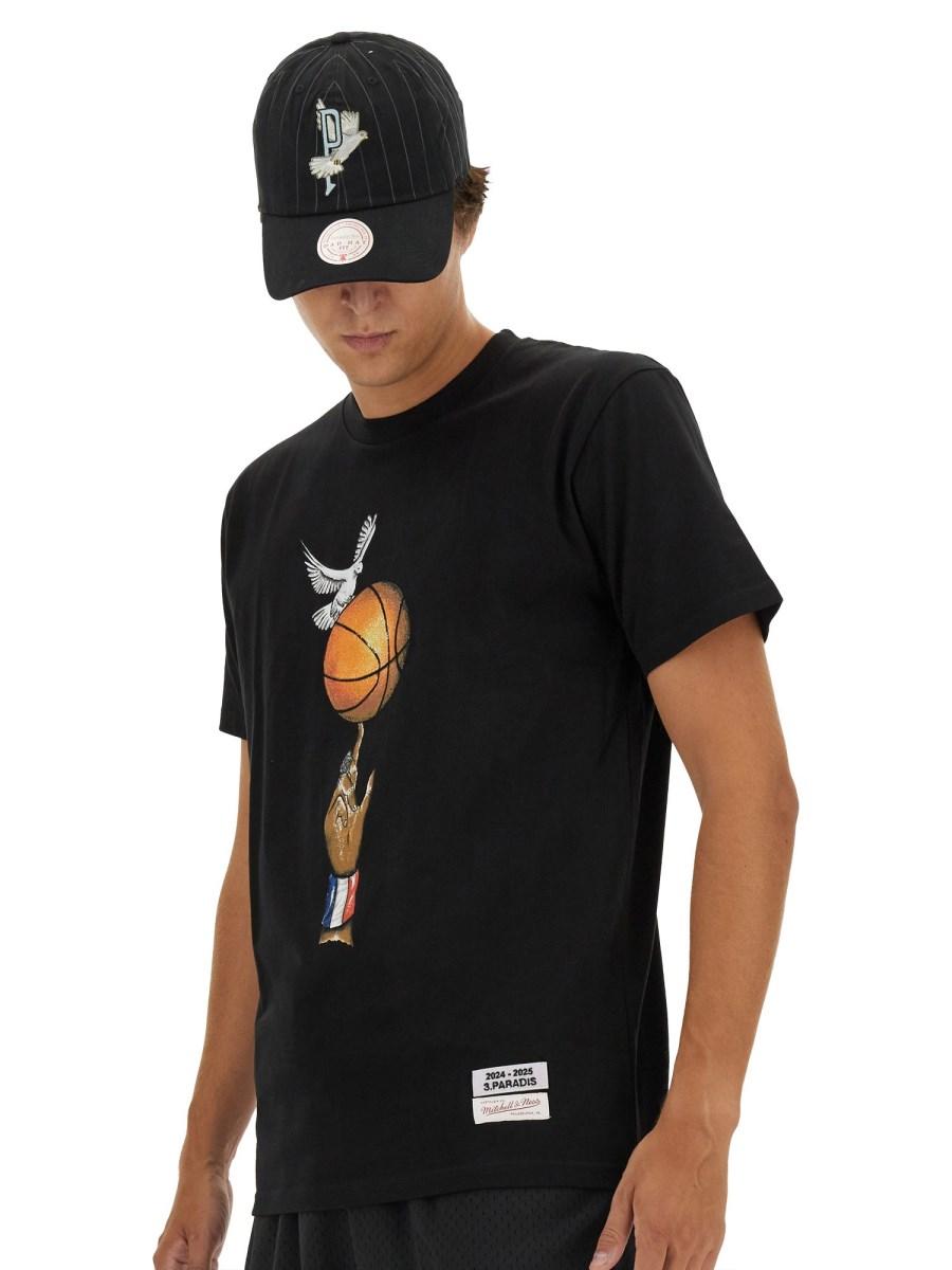3.PARADIS CAPPELLO MITCHELL & NESS AND THE NBA IN COTONE CON RICAMO DOVE Shopping online