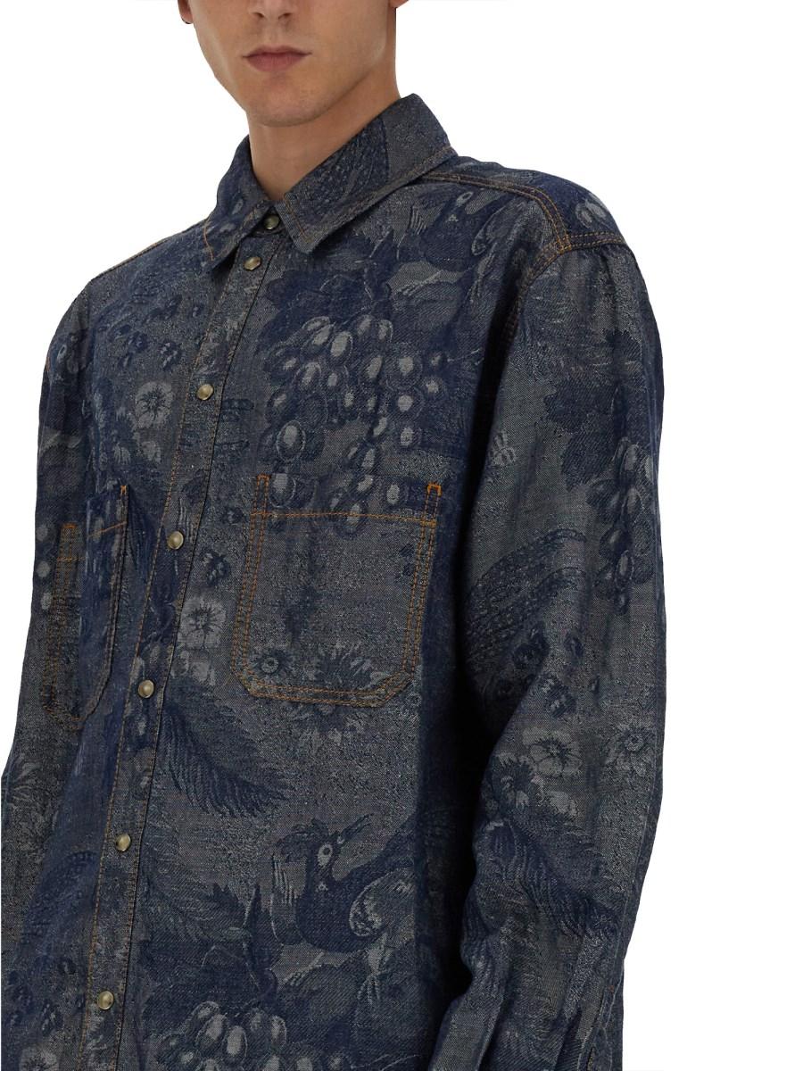 ETRO CAMICIA IN COTONE CON MOTIVO PAISLEY Offerta San Valentino