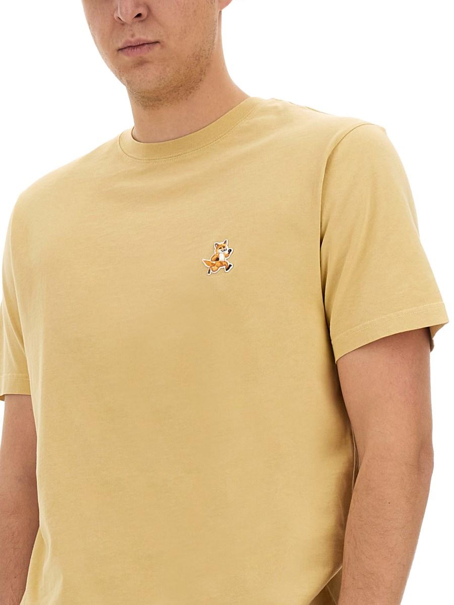 MAISON KITSUNÉ T-SHIRT "SPEEDY FOX" Smaltimento dello stoccaggio