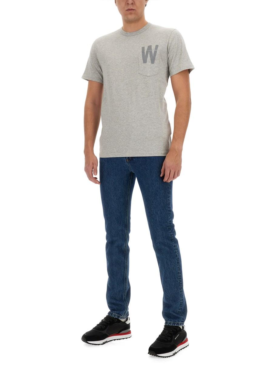 WOOLRICH T-SHIRT CON LOGO Latest fashion