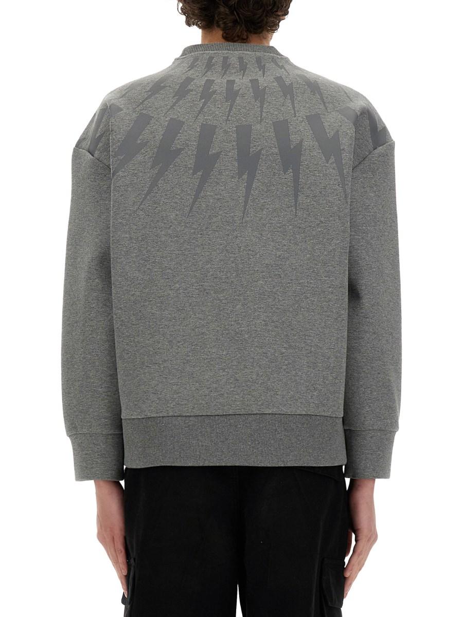 NEIL BARRETT FELPA "THUNDERBOLT" Offerte stagionali
