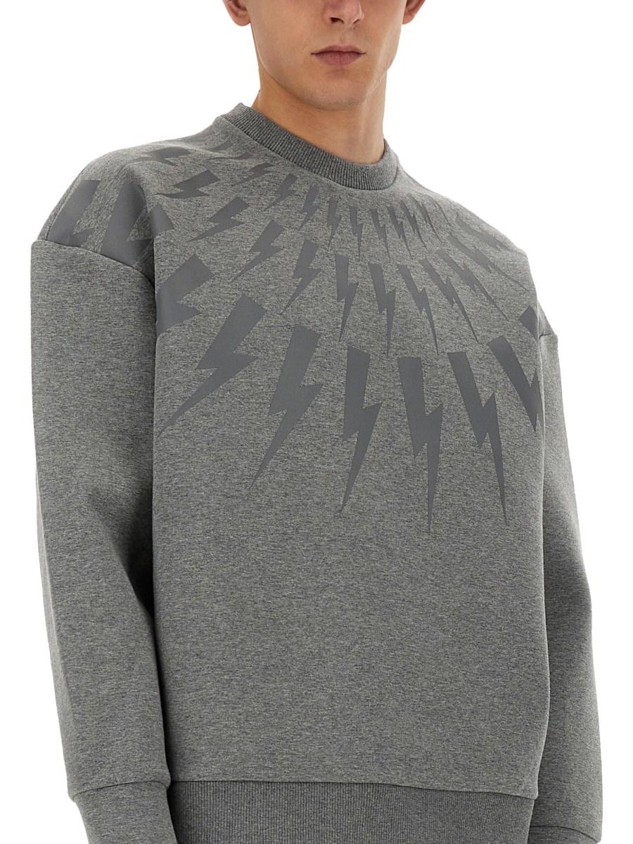 NEIL BARRETT FELPA "THUNDERBOLT" Offerte stagionali