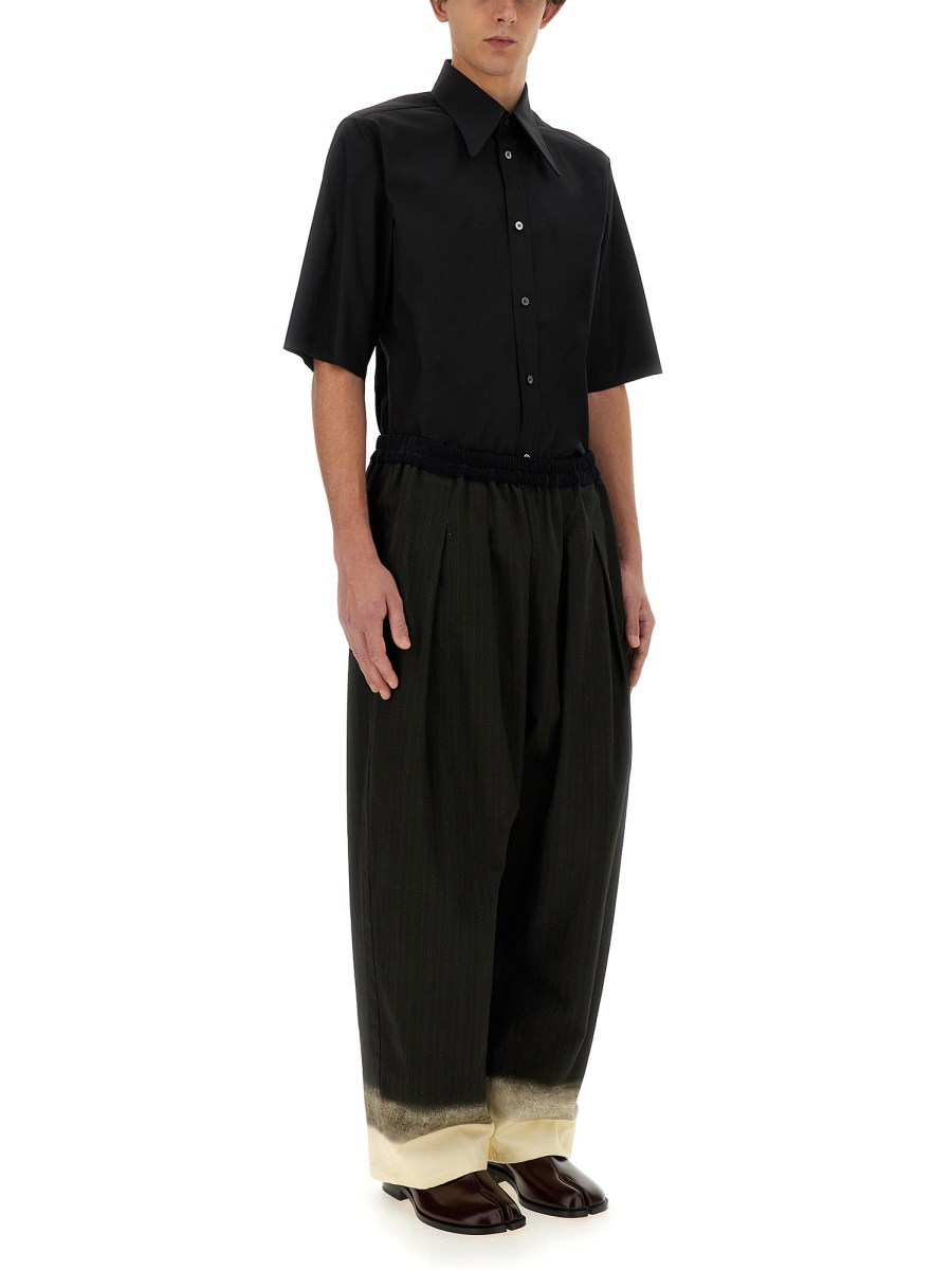 MAISON MARGIELA PANTALONE GESSATO TROMPE L'OEIL Comprane uno, ottenene uno gratis