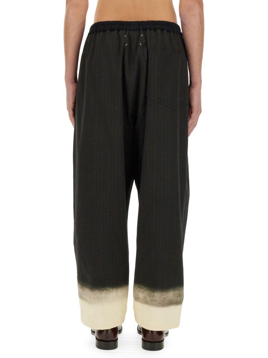MAISON MARGIELA PANTALONE GESSATO TROMPE L'OEIL Comprane uno, ottenene uno gratis