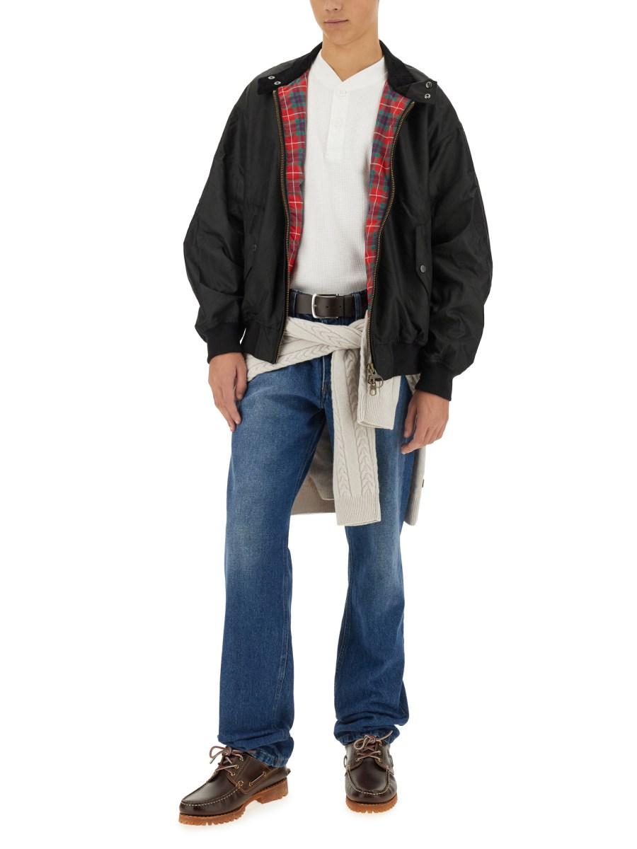 BARACUTA X BARBOUR GIACCA G9 HARRINGTON IN COTONE Prezzo basso