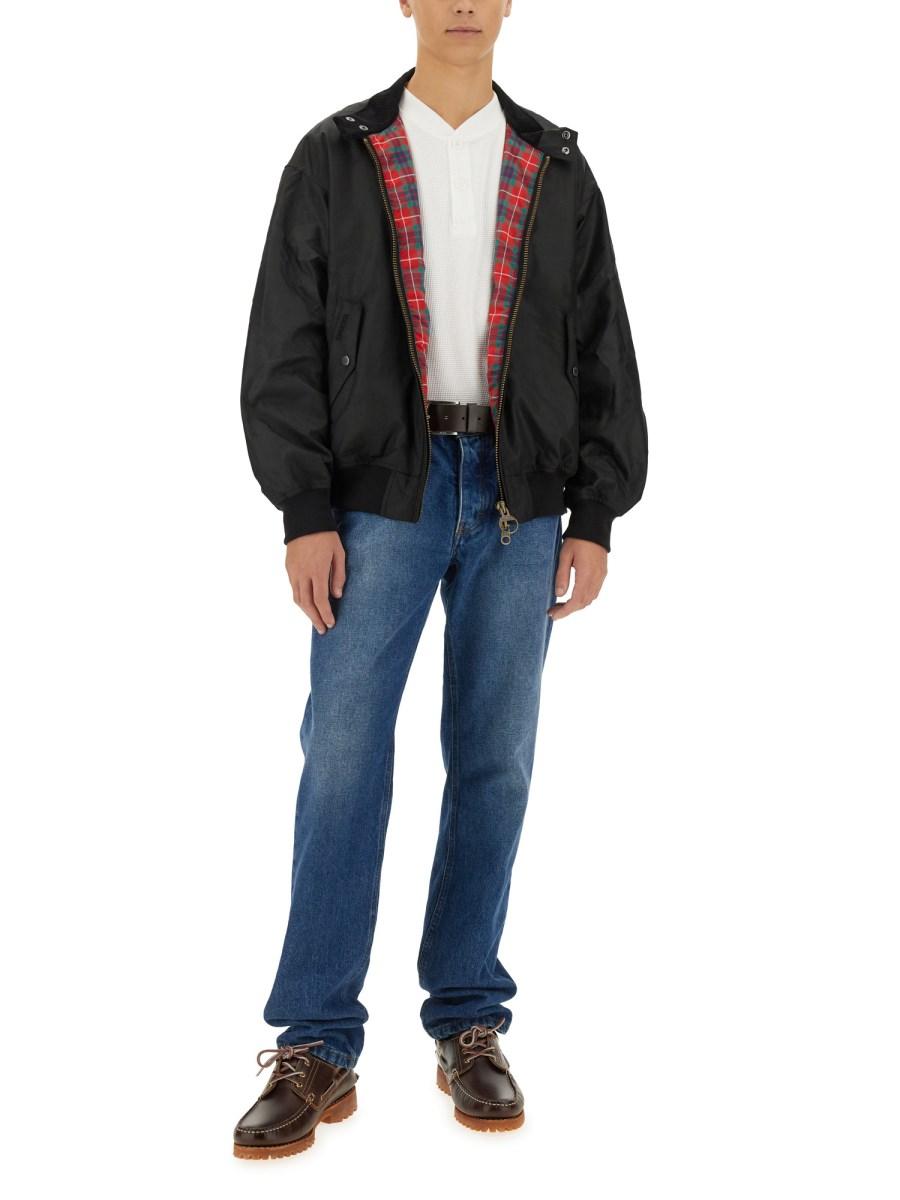BARACUTA X BARBOUR T-SHIRT HENLEY Super Saving Price