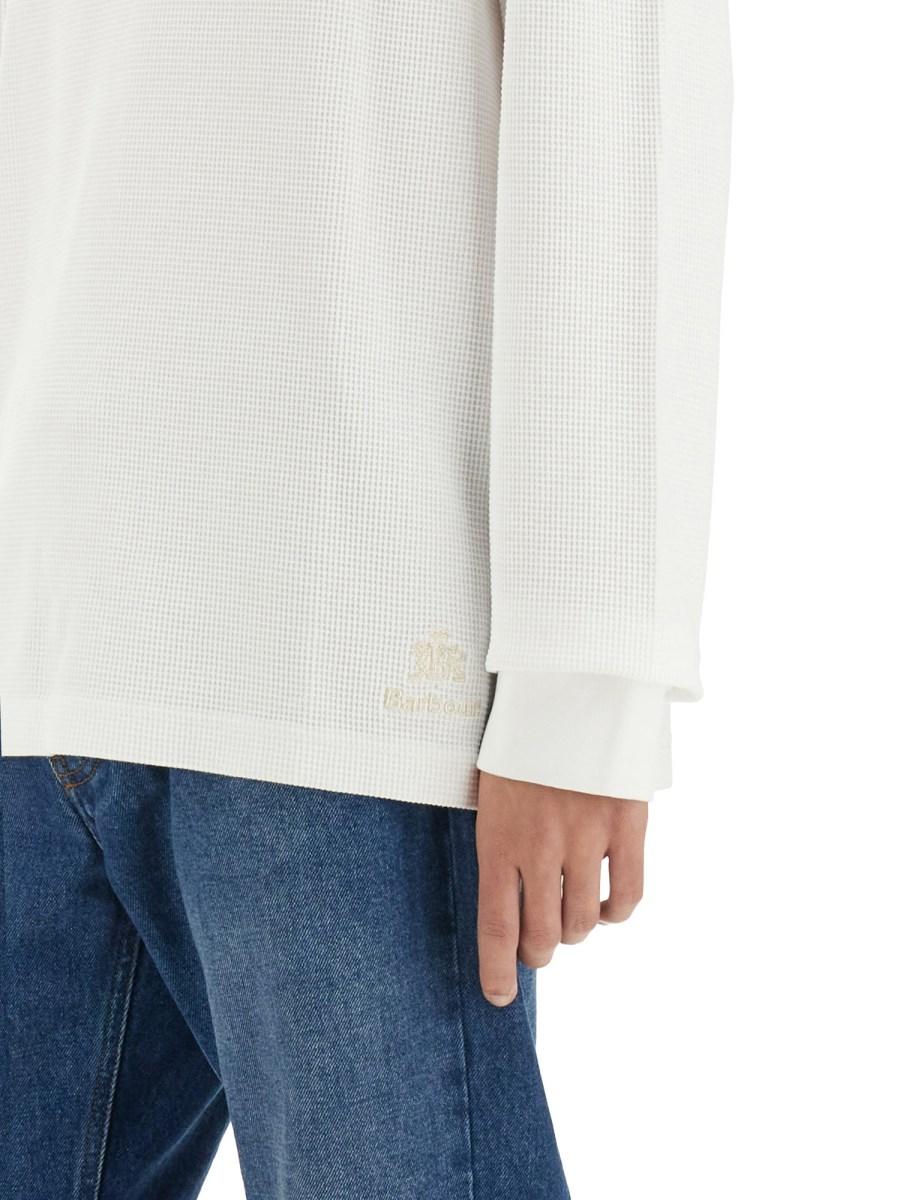 BARACUTA X BARBOUR T-SHIRT HENLEY Super Saving Price