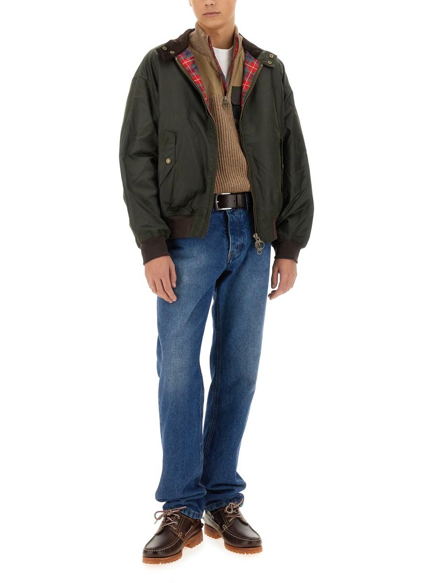BARACUTA X BARBOUR GIACCA G9 HARRINGTON IN COTONE Rilascio limitato