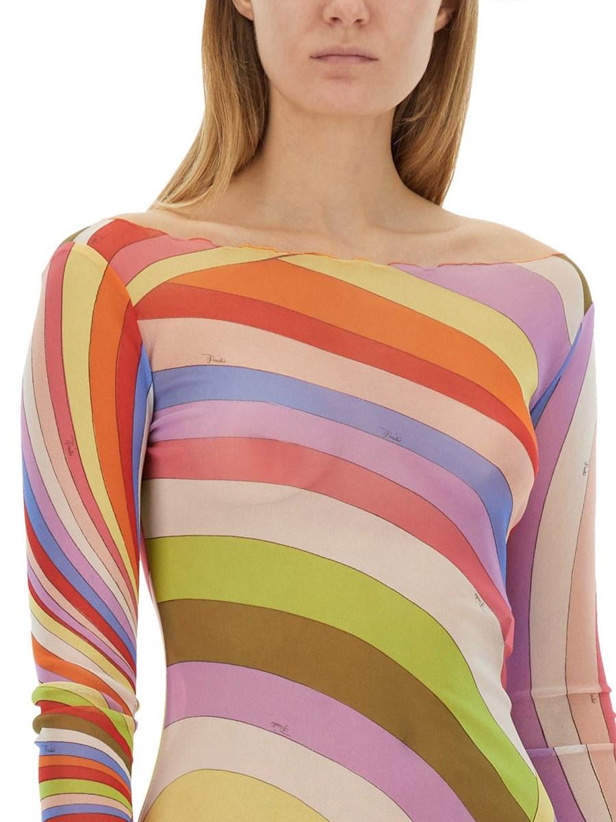 PUCCI ABITO LUNGO IN TULLE Promozione temporanea