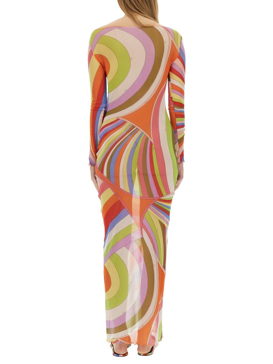 PUCCI ABITO LUNGO IN TULLE Promozione temporanea