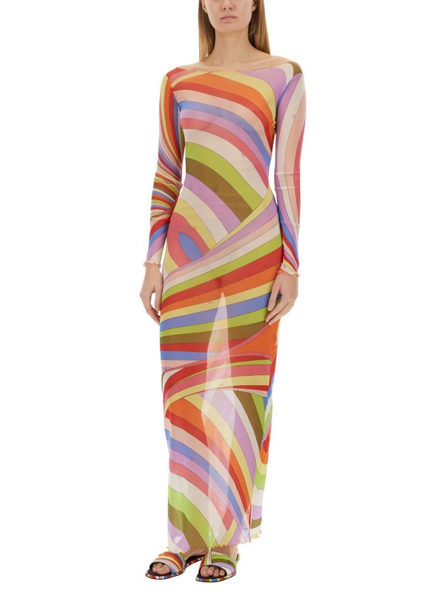 PUCCI ABITO LUNGO IN TULLE Promozione temporanea
