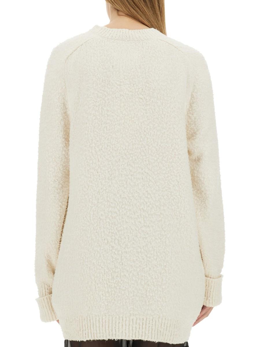 MAISON MARGIELA CARDIGAN OVERSIZE EFFETTO INFELTRITO Super sconto