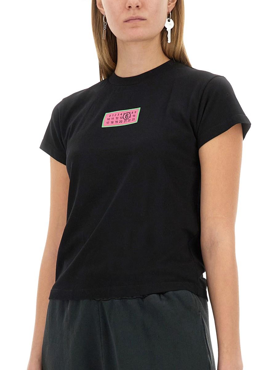 MM6 MAISON MARGIELA T-SHIRT NUMERIC Black Friday Prezzi