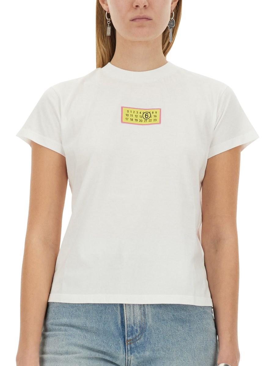 MM6 MAISON MARGIELA T-SHIRT "NUMERIC" In vendita