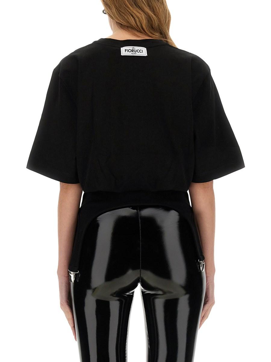 FIORUCCI T-SHIRT CON BRETELLE 50% di sconto per tempo limitato