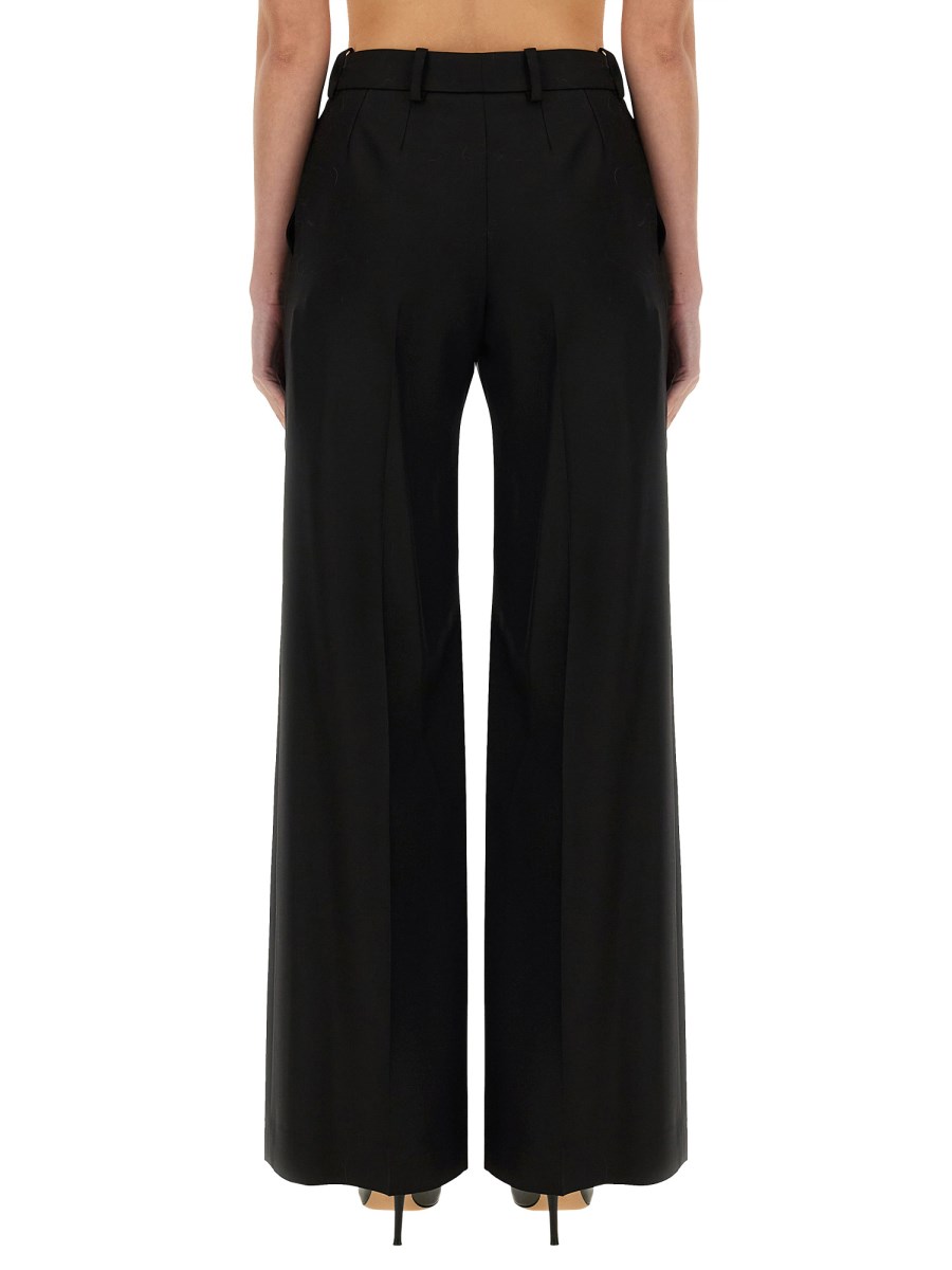NINA RICCI PANTALONE AMPIO IN GABARDINE DI LANA In Linea