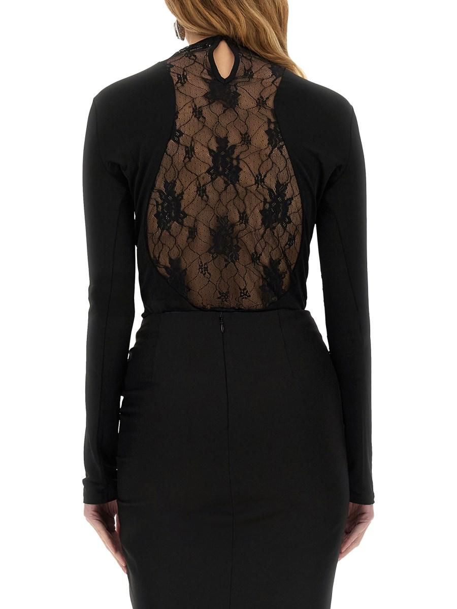 NINA RICCI TOP CON INSERTO IN PIZZO Vendita