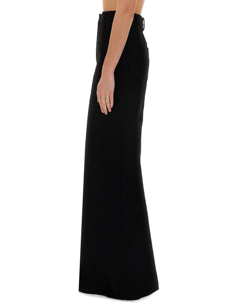 NINA RICCI PANTALONE SVASATO IN DENIM Spedizione Gratuita