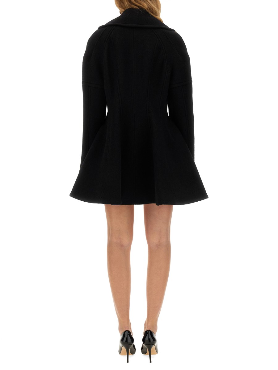 NINA RICCI CAPPOTTO A VITA STRETTA IN LANA Pezzi Unici