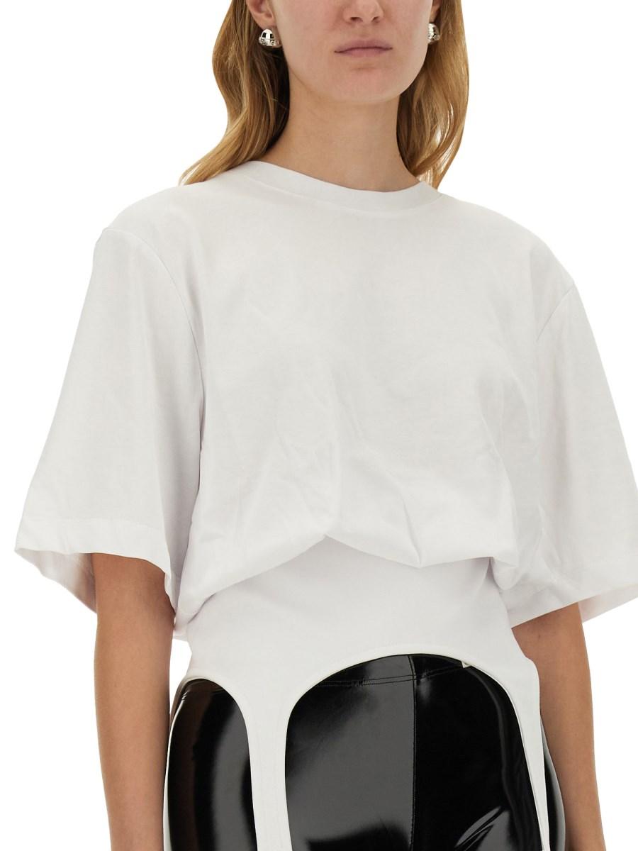 FIORUCCI T-SHIRT IN COTONE CON BRETELLE Soddisfazione Garantita