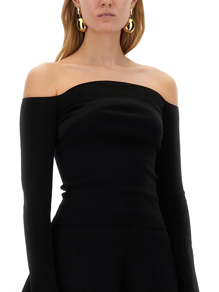 NINA RICCI TOP CON SCOLLO BARDOT Negozi Online