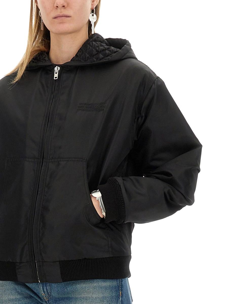 MM6 MAISON MARGIELA GIACCA CON CAPPUCCIO Consegna Veloce
