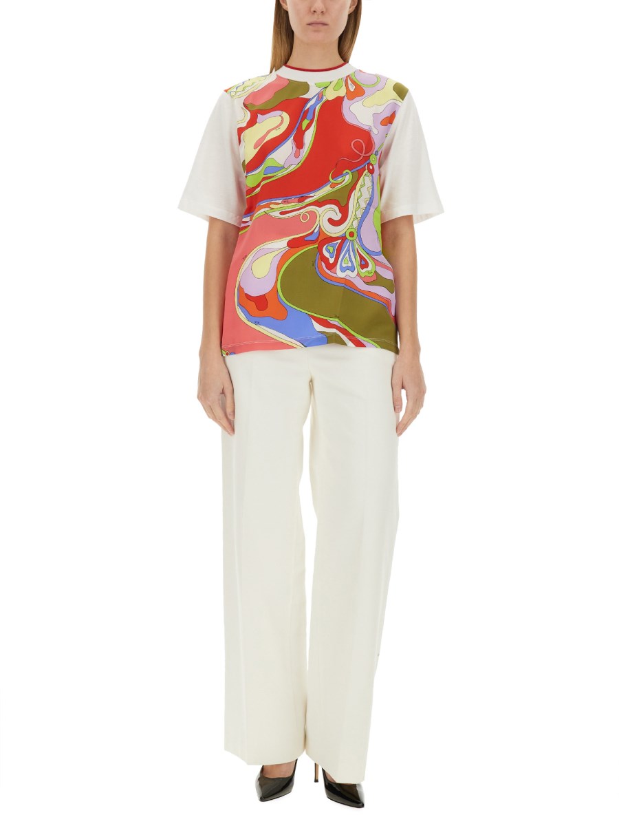 PUCCI T-SHIRT IN COTONE CON STAMPA Affare Del Giorno