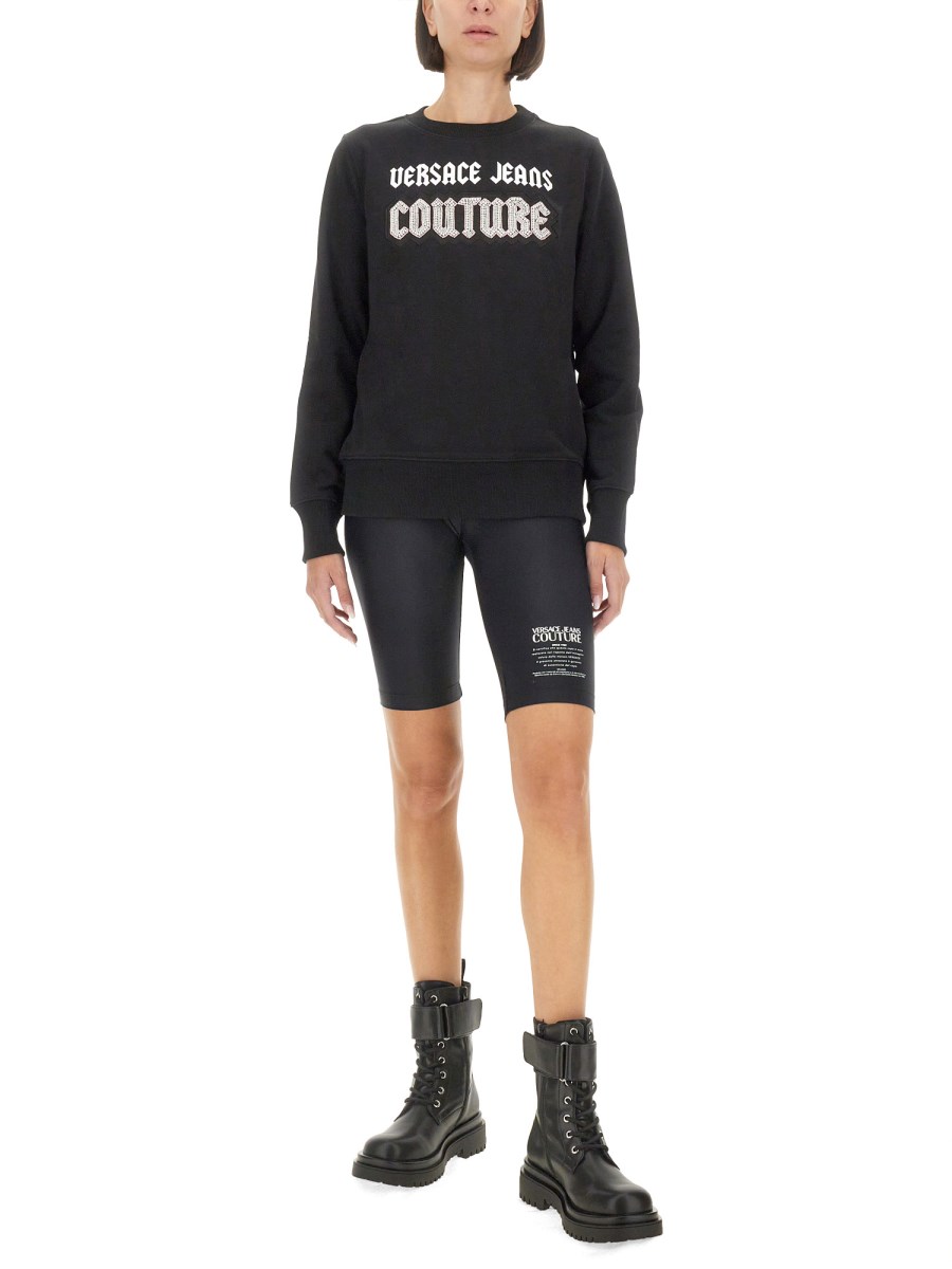 VERSACE JEANS COUTURE FELPA CON LOGO In Vendita