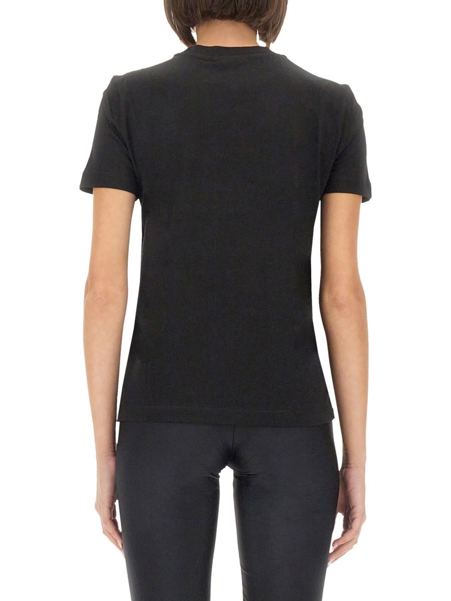 VERSACE JEANS COUTURE T-SHIRT IN COTONE CON LOGO Spedizione gratuita
