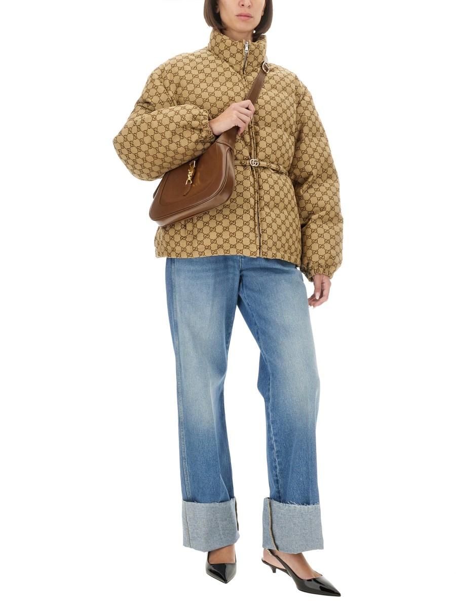 GUCCI BOMBER IN TESSUTO GG Fornitura limitata