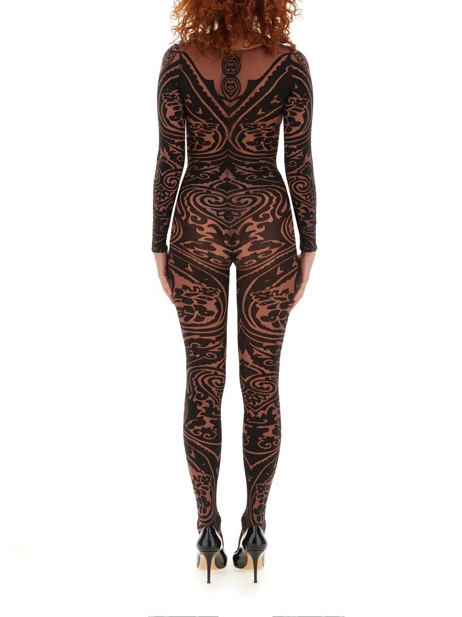 ETRO X WOLFORD BODYSUIT ETRO X WOLFORD IN NYLON CON MOTIVO PAISLEY TATTOO Offerta esclusiva