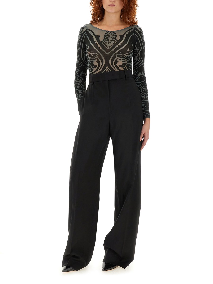 ETRO X WOLFORD BODY ETRO X WOLFORD IN NYLON CON MOTIVO PAISLEY TATTOO Offerta natalizia