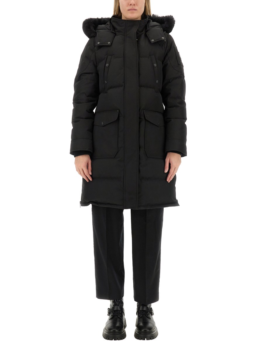 MOOSE KNUCKLES PARKA CON CAPPUCCIO IN SHEARLING Lightning offer