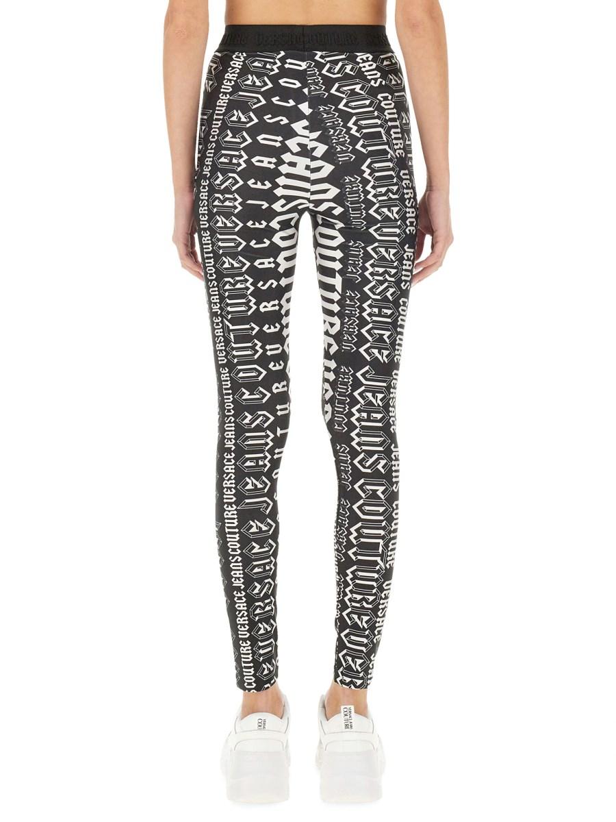VERSACE JEANS COUTURE LEGGINGS CON STAMPA Super Saving Price